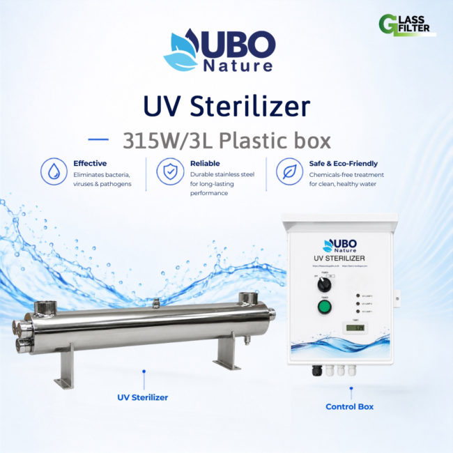 UV Sterilizer for Water UV 315W/3L (with plastic box)