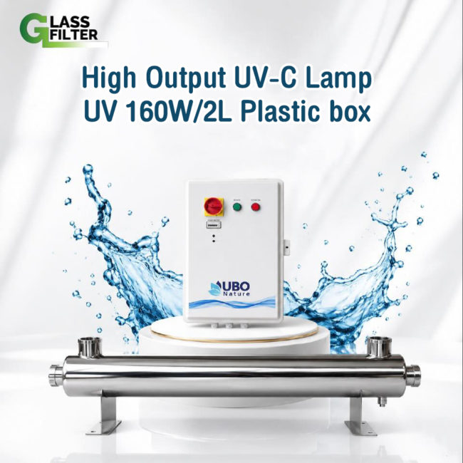 UV STERILIZER for Water High Output UV-C Lamp UV 160W/2L (with plastic box)